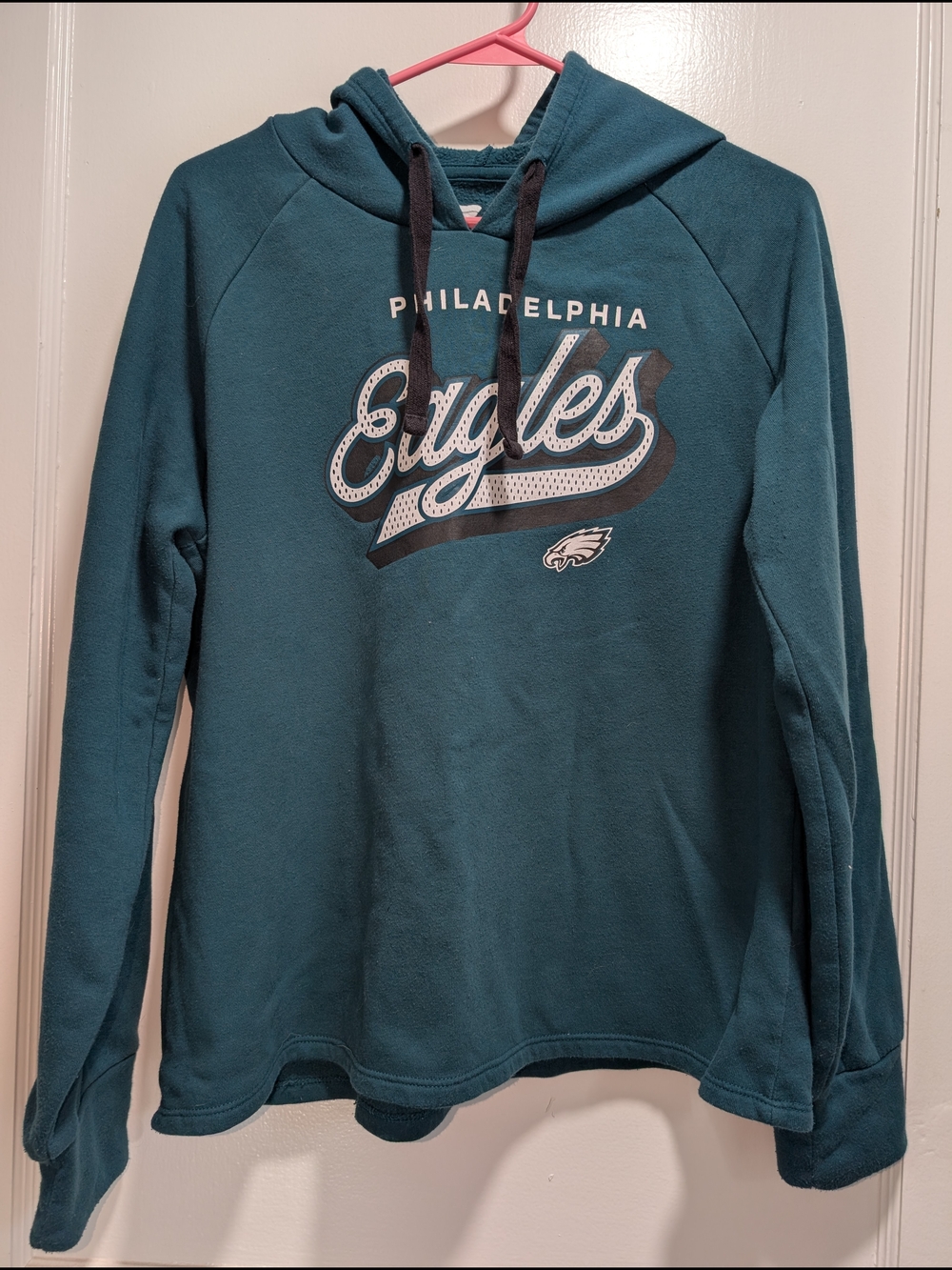 Fanatics Teal Philadelphia Eagles Crewneck Hoodie - Women
